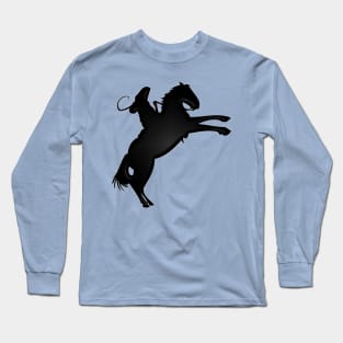 Western Era - Cowboy on Horseback 9 Long Sleeve T-Shirt